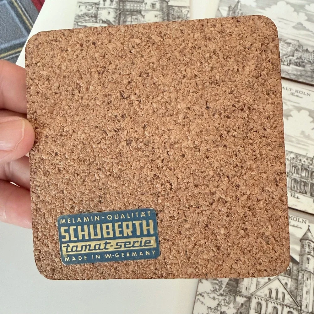 Vtg‎ Schuberth Tamat-Serie Coasters West Germany Cities & Castles - Unused NOS